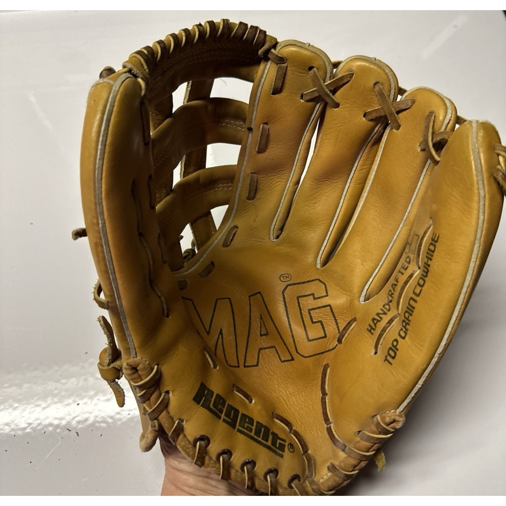 Regent MAG Left-Handed Leather Baseball/Softball Glove K-2997 Size 12" Vintage
